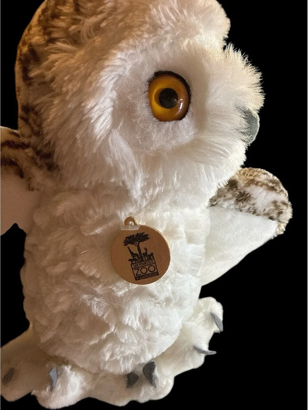 Wild Republic Snowy Owl San Francisco Zoo Edition Plush 11